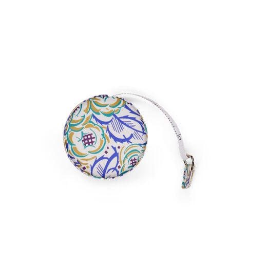 Auguste H. Thomas cream floral tape measure